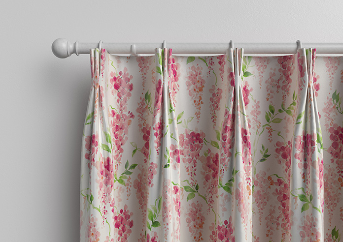 Wisteria Silk, Vivid Pink - Made to Measure Curtains - Image 11